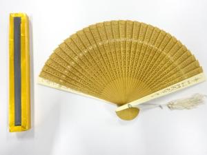 アンティーク　骨　白檀　扇子